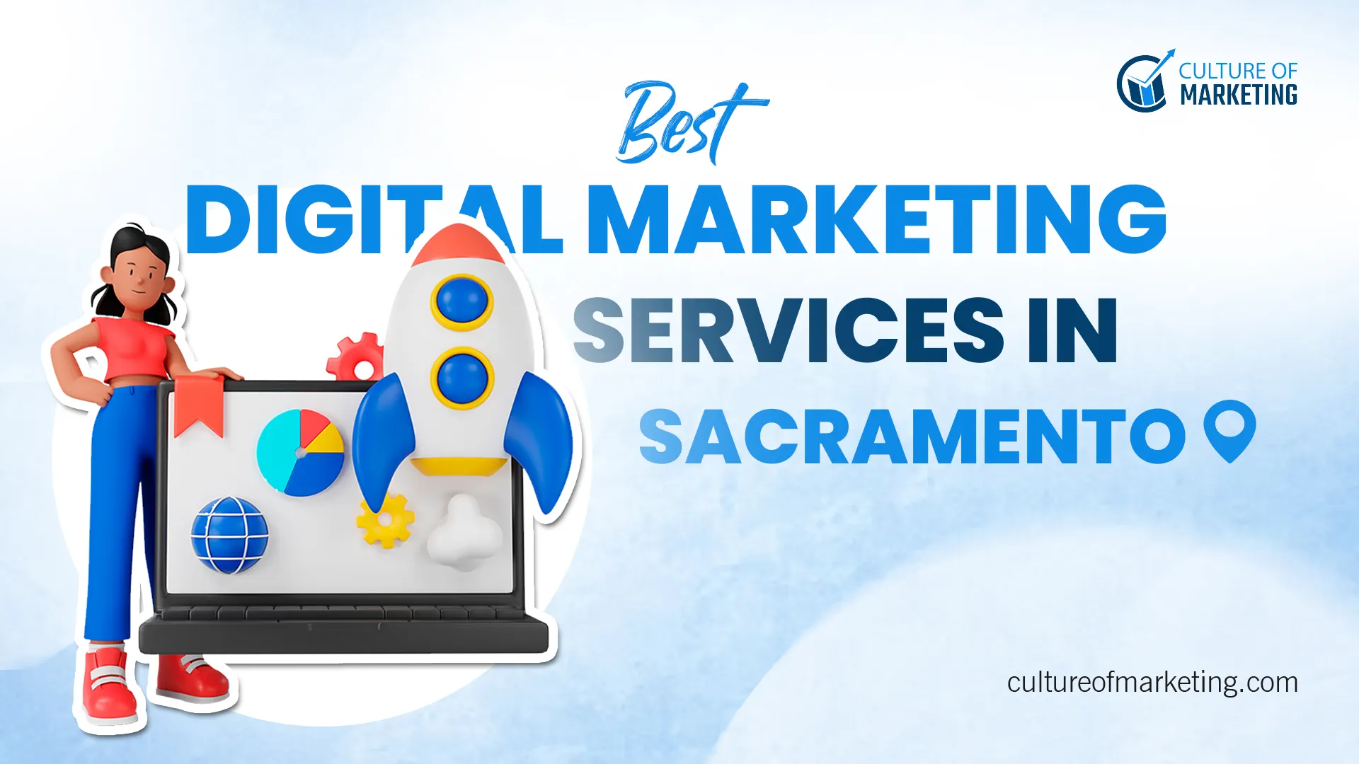 Banner showing best digital marketing services available in Sacramento